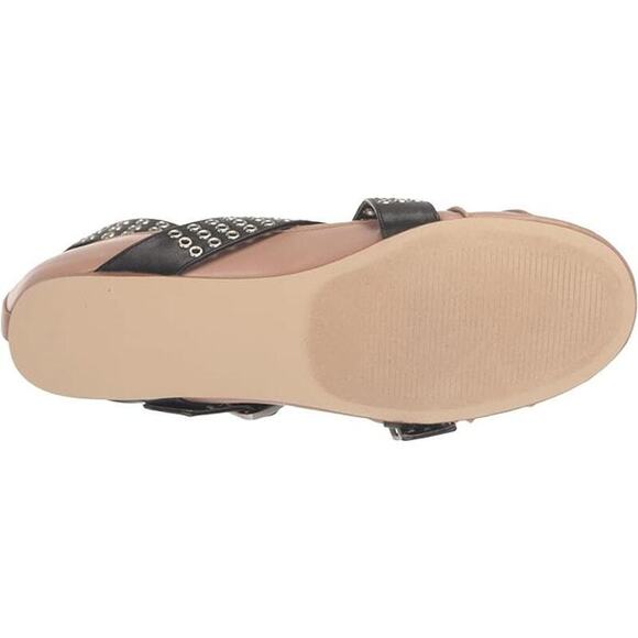 Steve Madden Women's Bryar Strappy Buckled Ballet Flats Blush/Black Size 6.5M - Picture 5 of 5